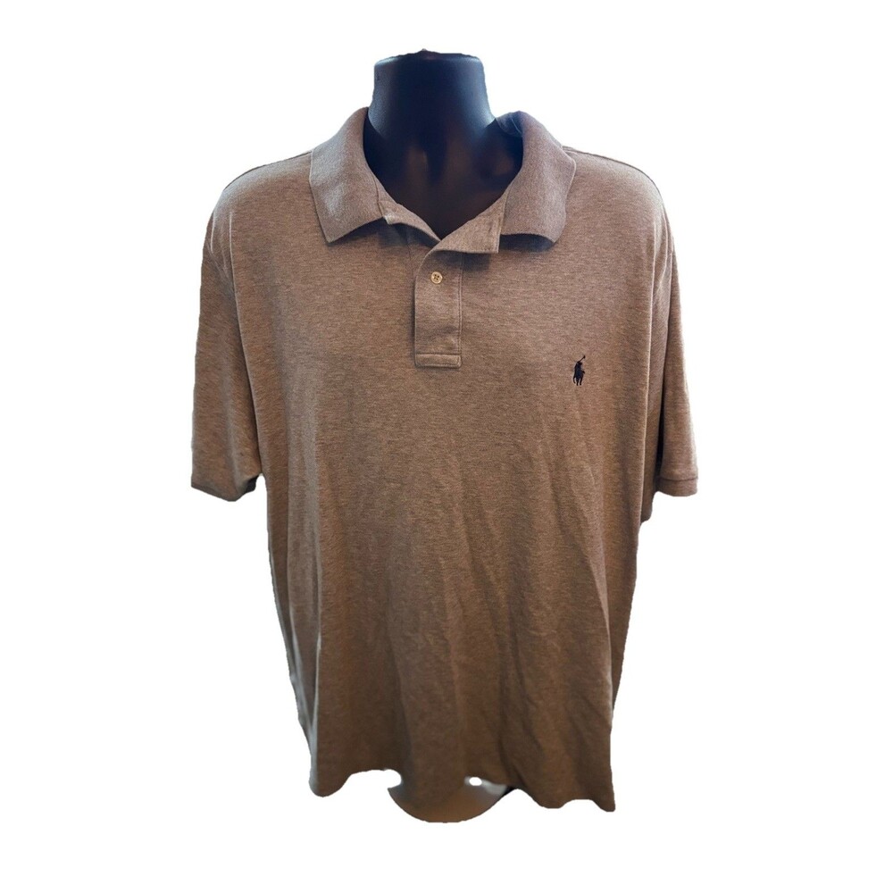 Polo Ralph Lauren Shirt Mens 3XB Gray  Polo, 100% Cotton